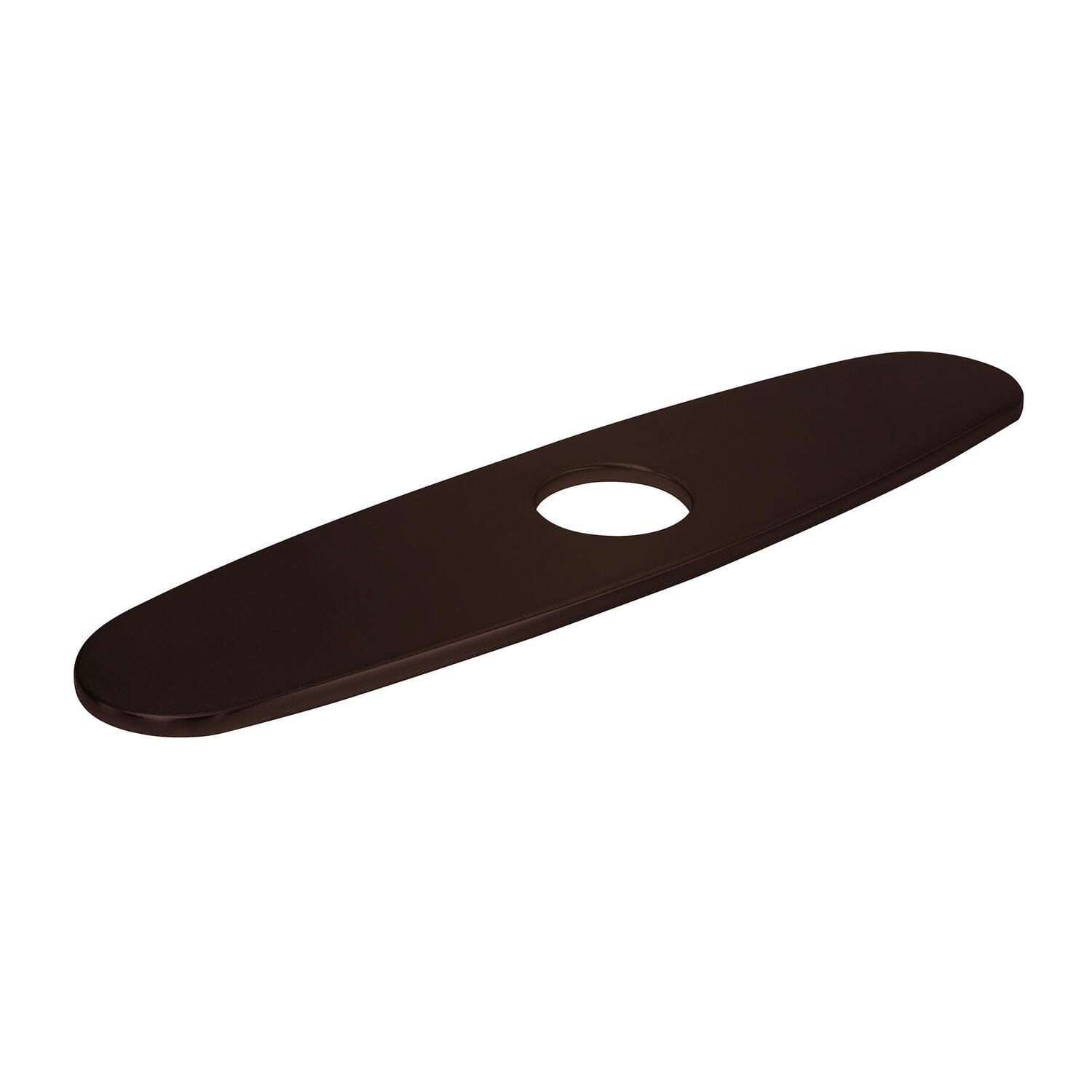 8 in. Brass Escutcheon Cover Plate - Oil Rubbed Bronze
