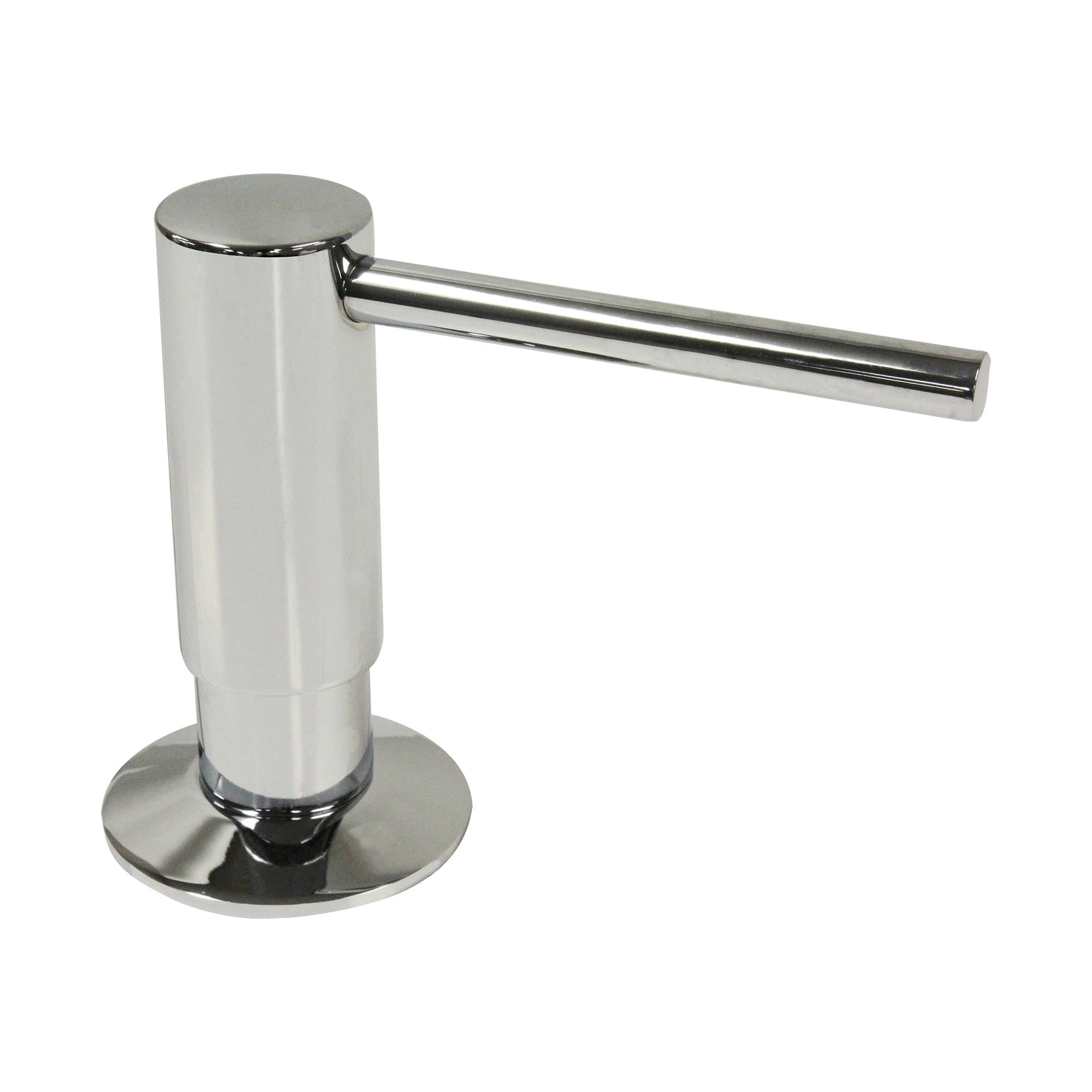 8 oz Deck Mounted- Contemporary- Soap & Lotion Dispenser - Polished Chrome