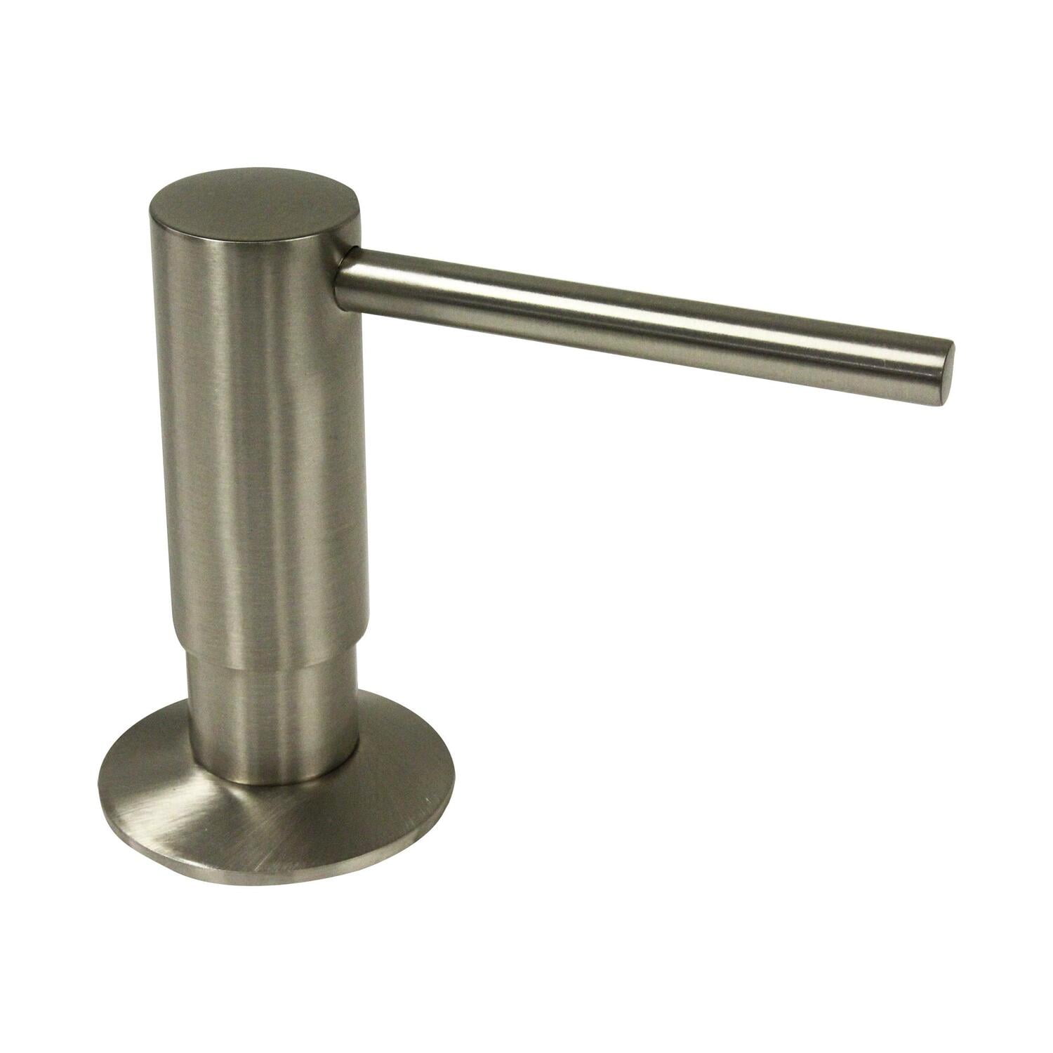 8 oz Deck Mounted- Contemporary- Soap & Lotion Dispenser - Satin Nickel