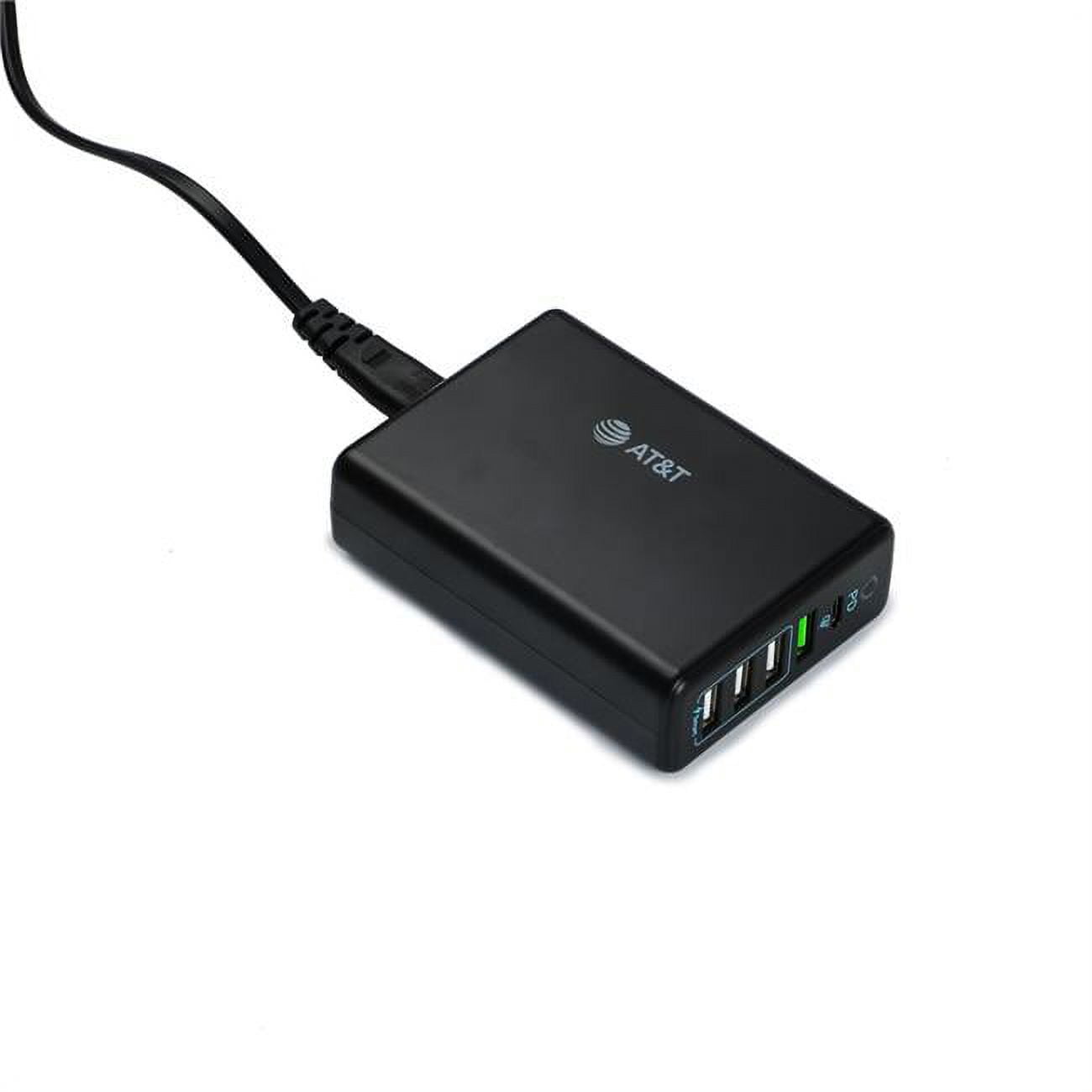 Picture of AT&T 5HUB-PD 5 Port 60W USB HUB PD & QC 3.0