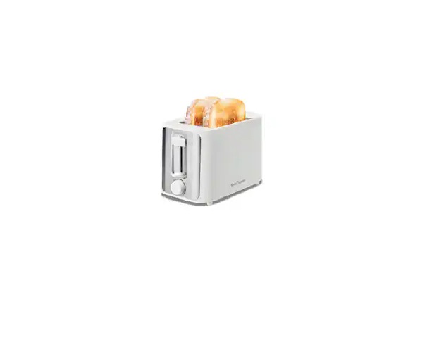 BC-5632W 900W 2-Slice Toaster with Adjustable Shade Control Dial - White