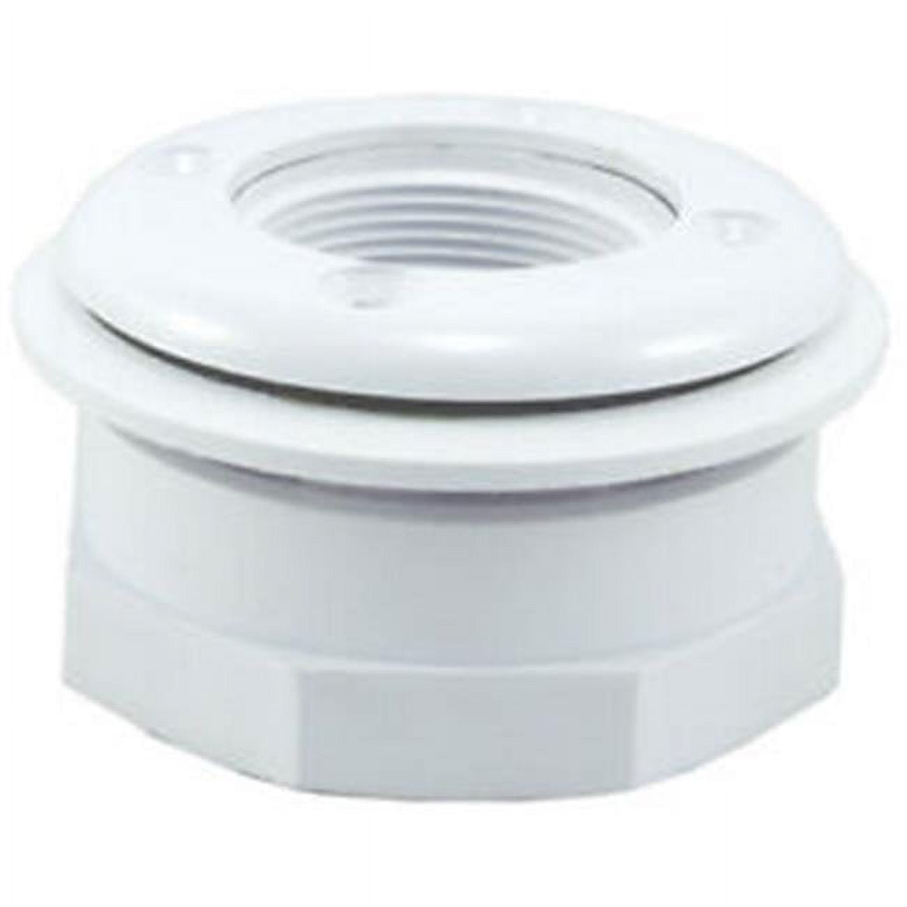 Vinyl Pool I & O Fttng, White - 1.5 x 1.5 in. Socket