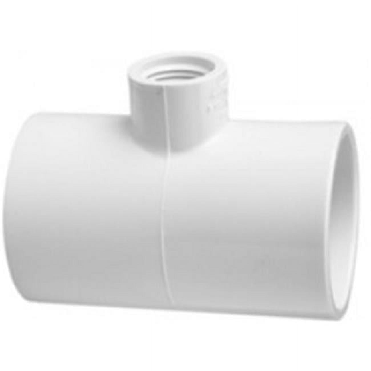 402249 Schedule 40 PVC Tee Socket X Thread - 2 x 1 in.
