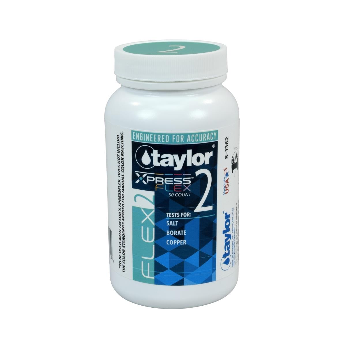 S13626 Flex 2 Test Strips for Salt, Borate & Copper - 50 Count