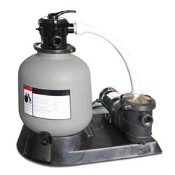 16 in. 1 HP Swimline Sand Filter Combo