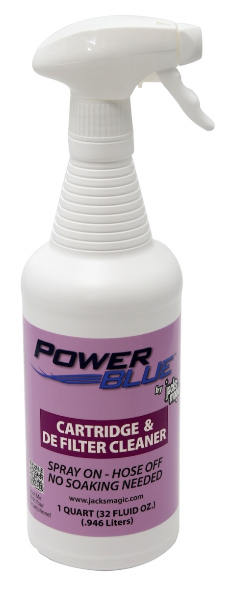 JMPBCARTRIDGE032 Quart Bottle Power Blue Cartridge & De Filter Cleaner