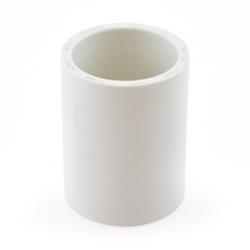 429010 1 in. PVC Schedule 40 Coupling, White
