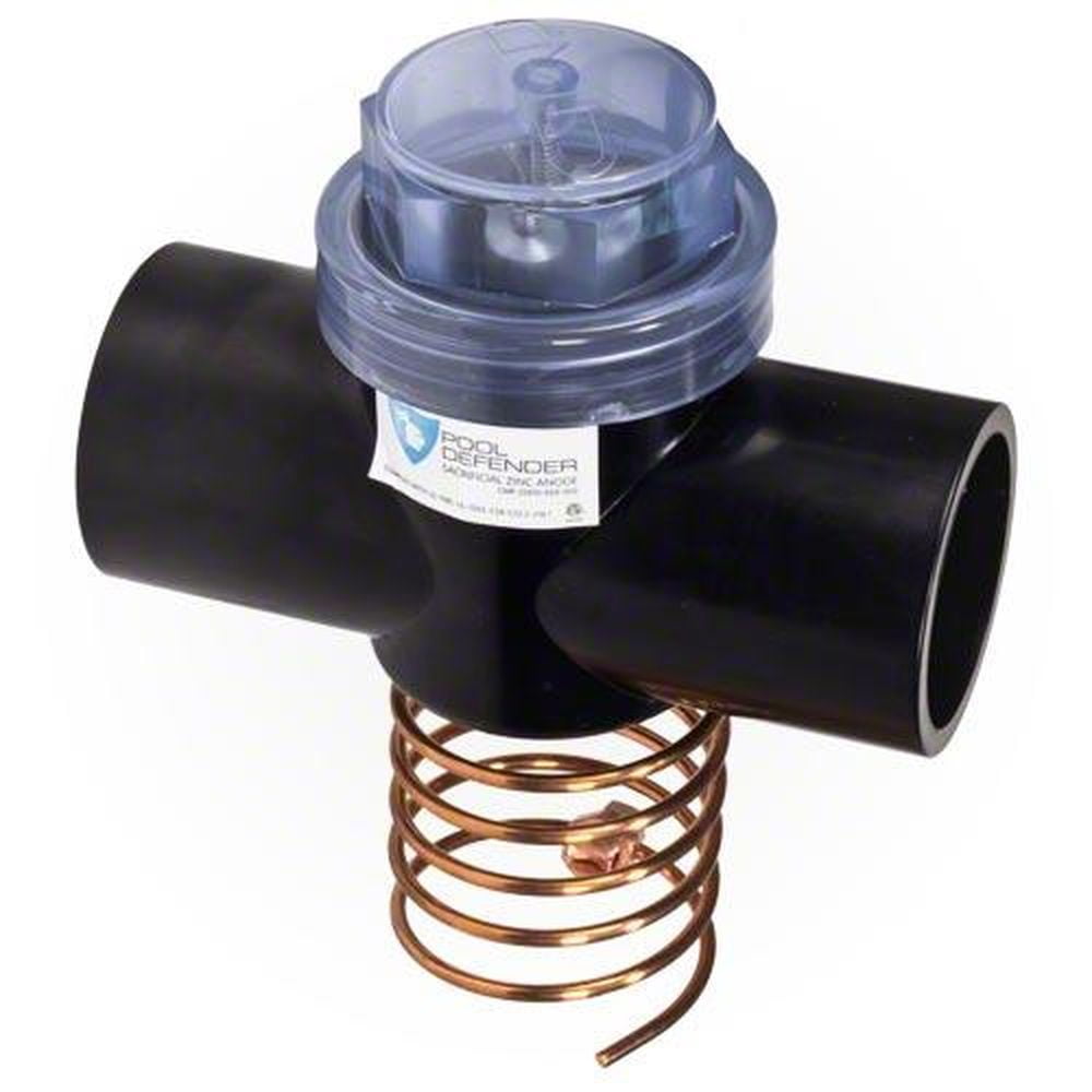 Custom Moulded Products  2 in. Pool Defender Inline Anode, Black