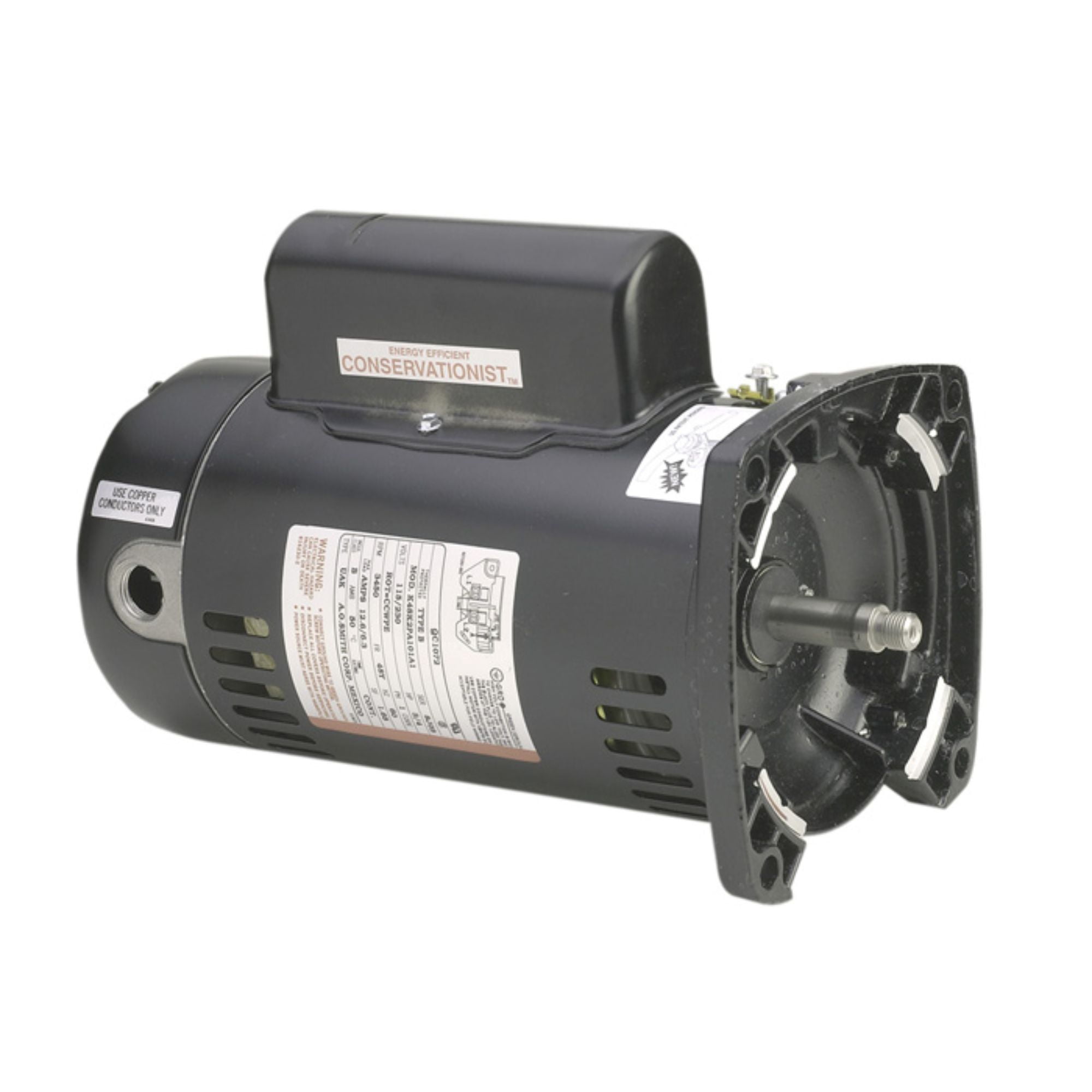 230V, 1 HP Century Single Speed Pool Motor