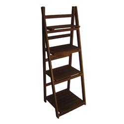 Picture of CheungsRattan FP-3862 4 Tier Wood Shelf Stand&#44; Brown