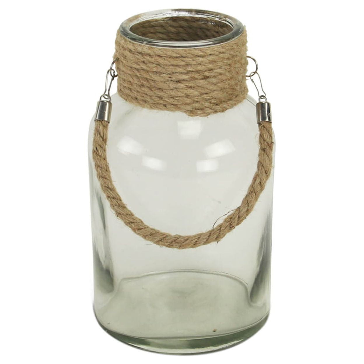Picture of Cheung 15S005L Round Glass Jar with Rope
