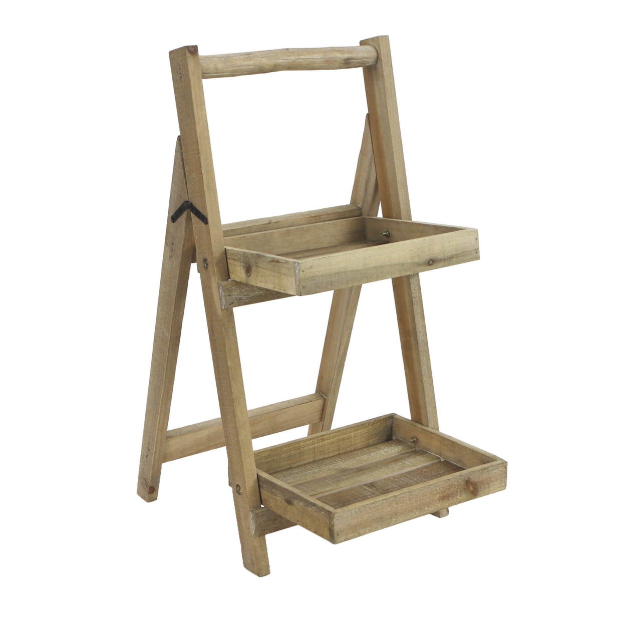Picture of Cheungs 4901 7 lbs 2 Tier Wood Folding Shelf