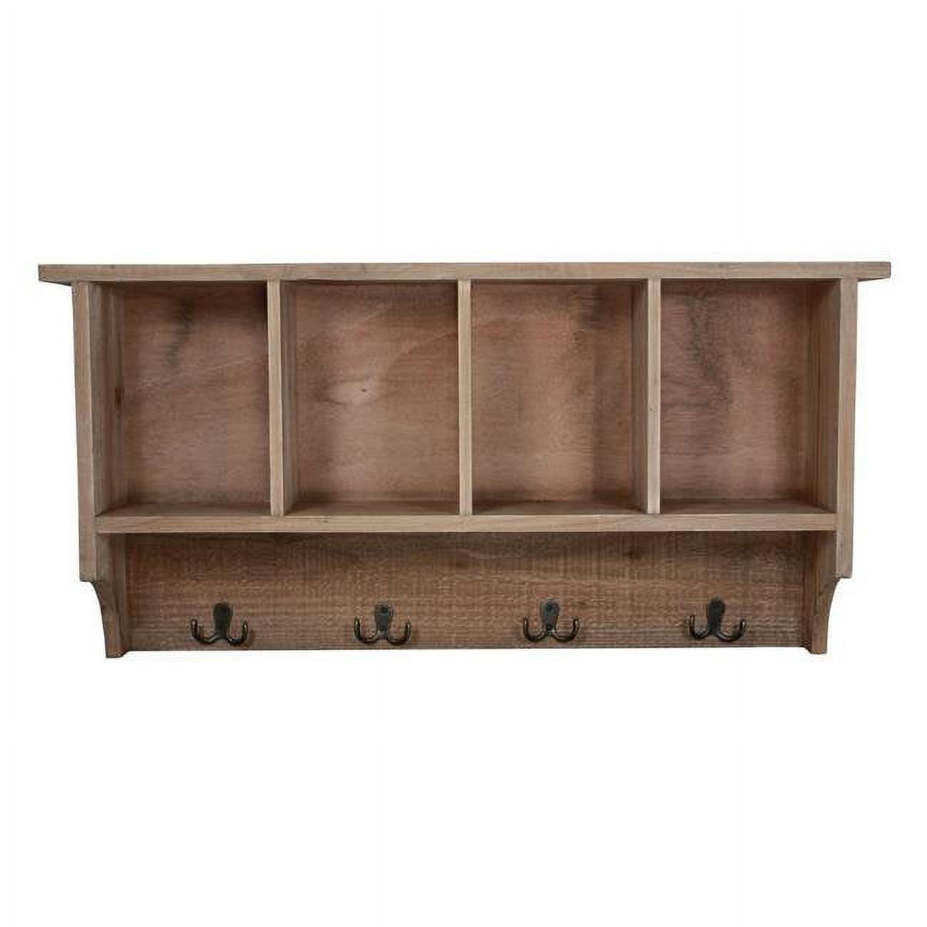 Picture of Cheungs 4943 Natural Wood Wall hanging Storage