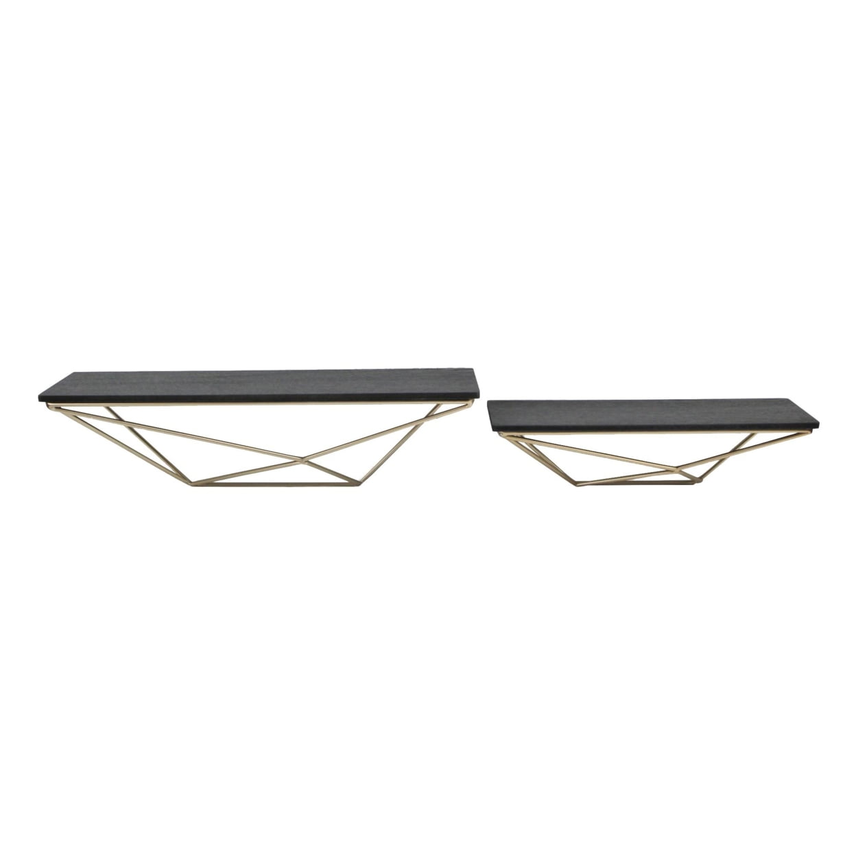 Contemporary Wall Shelves - 2 Piece