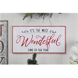 Picture of Cheungs 5354 Its the Most Wonderful Time of the Year - Wall Sign