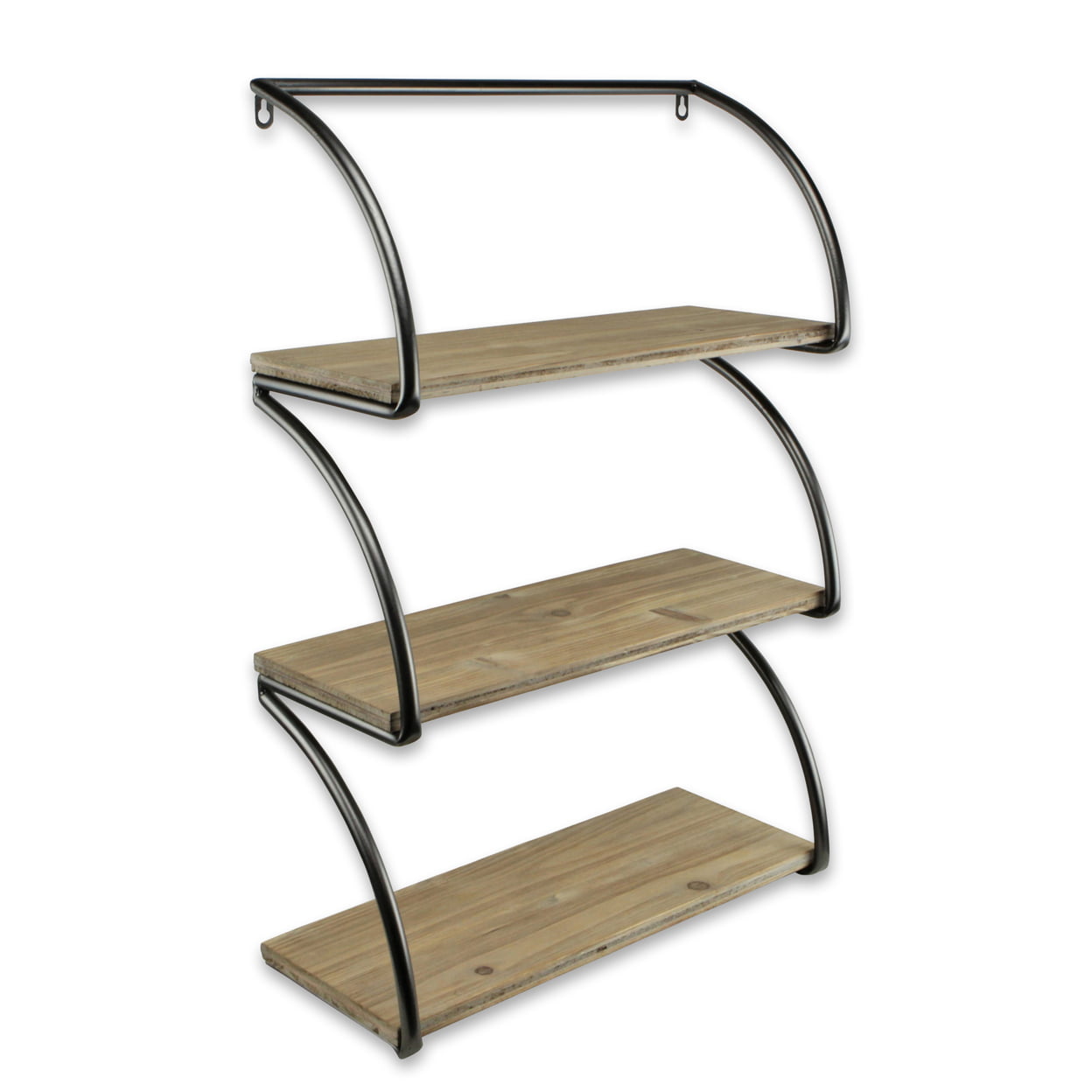 Picture of Cheungs 5240 3 Tier Wood Shelf with Metal Frame