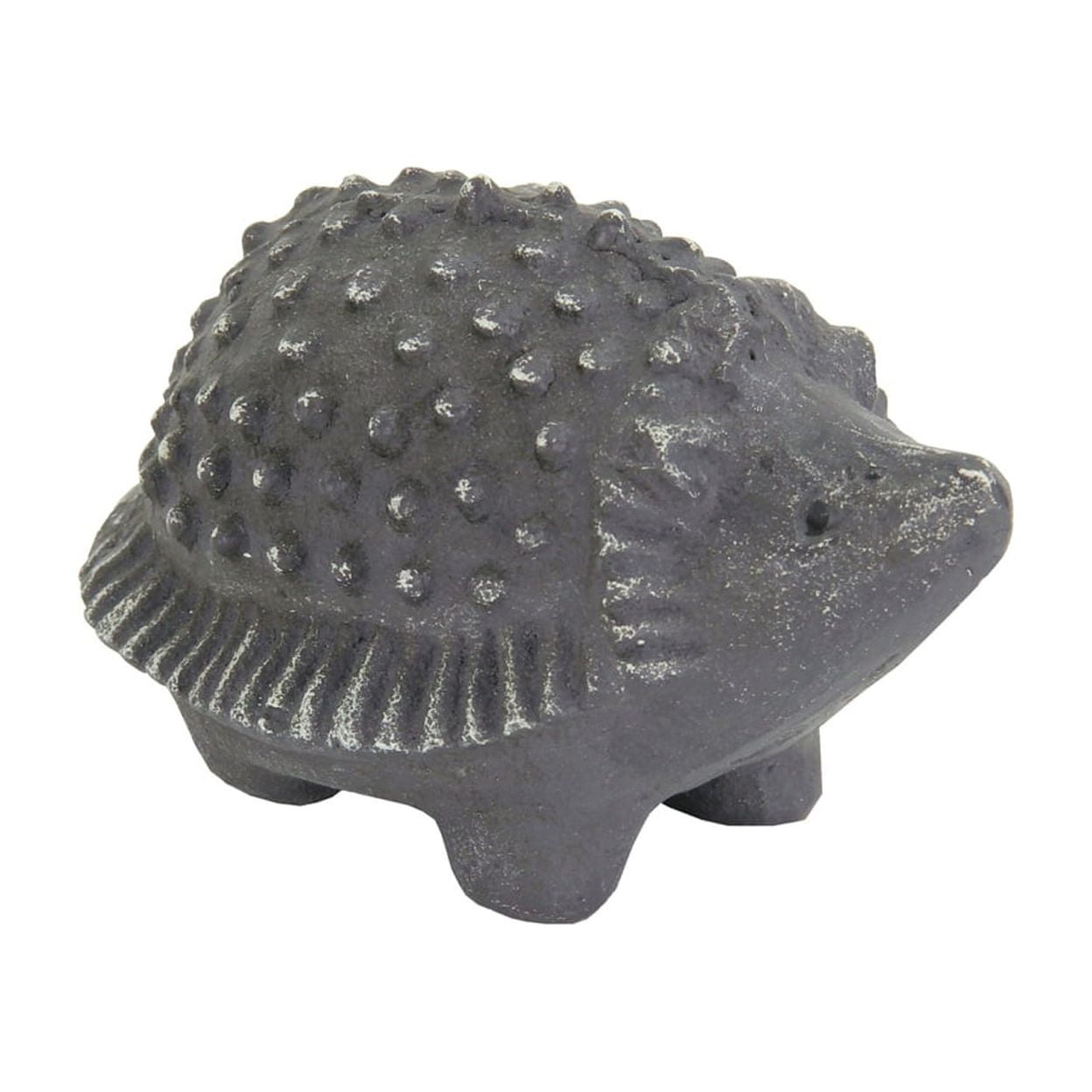 Picture of Cheungs 5762 Erlen Handmade Cast Iron Hegdehog Animal Figurine Decor&#44; Gray