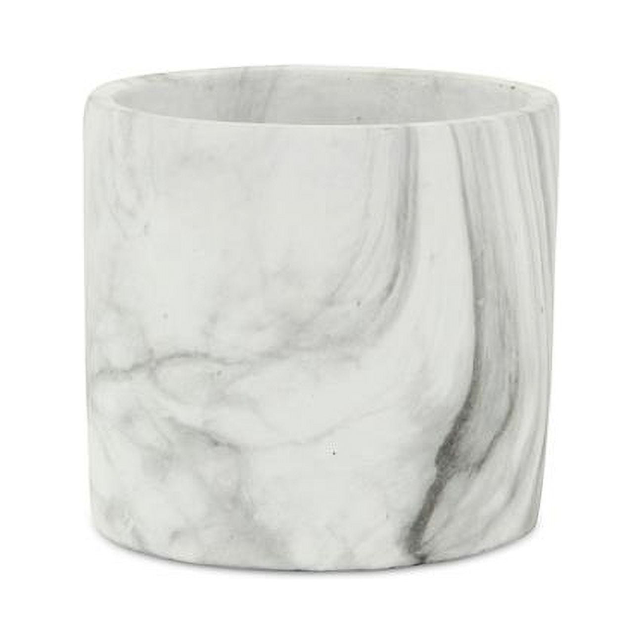 5.5 x 5.5 x 5.5 in. Marmoreal Marble Pot