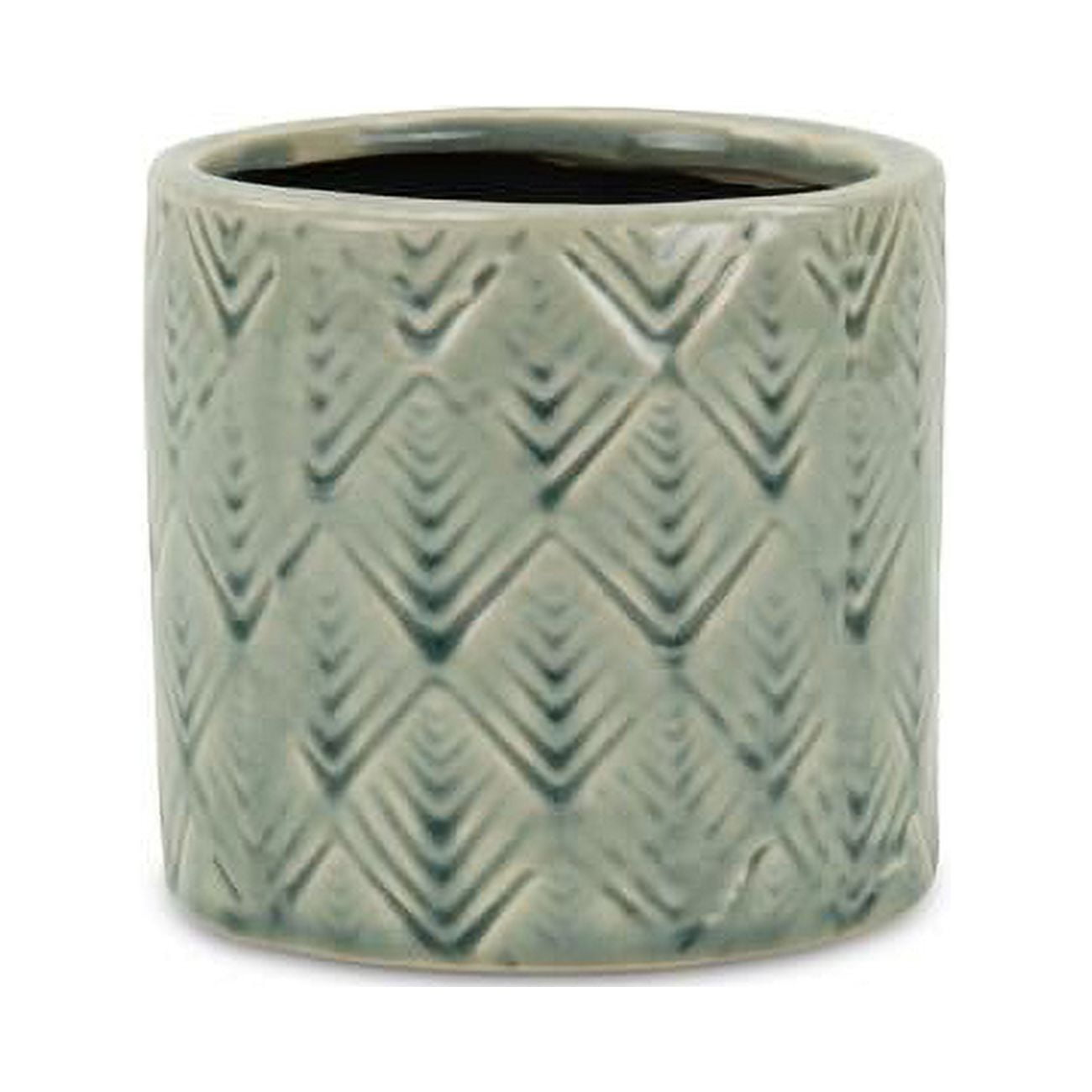 4.5 x 4.25 in. Arzati Viridescent Pot, Green