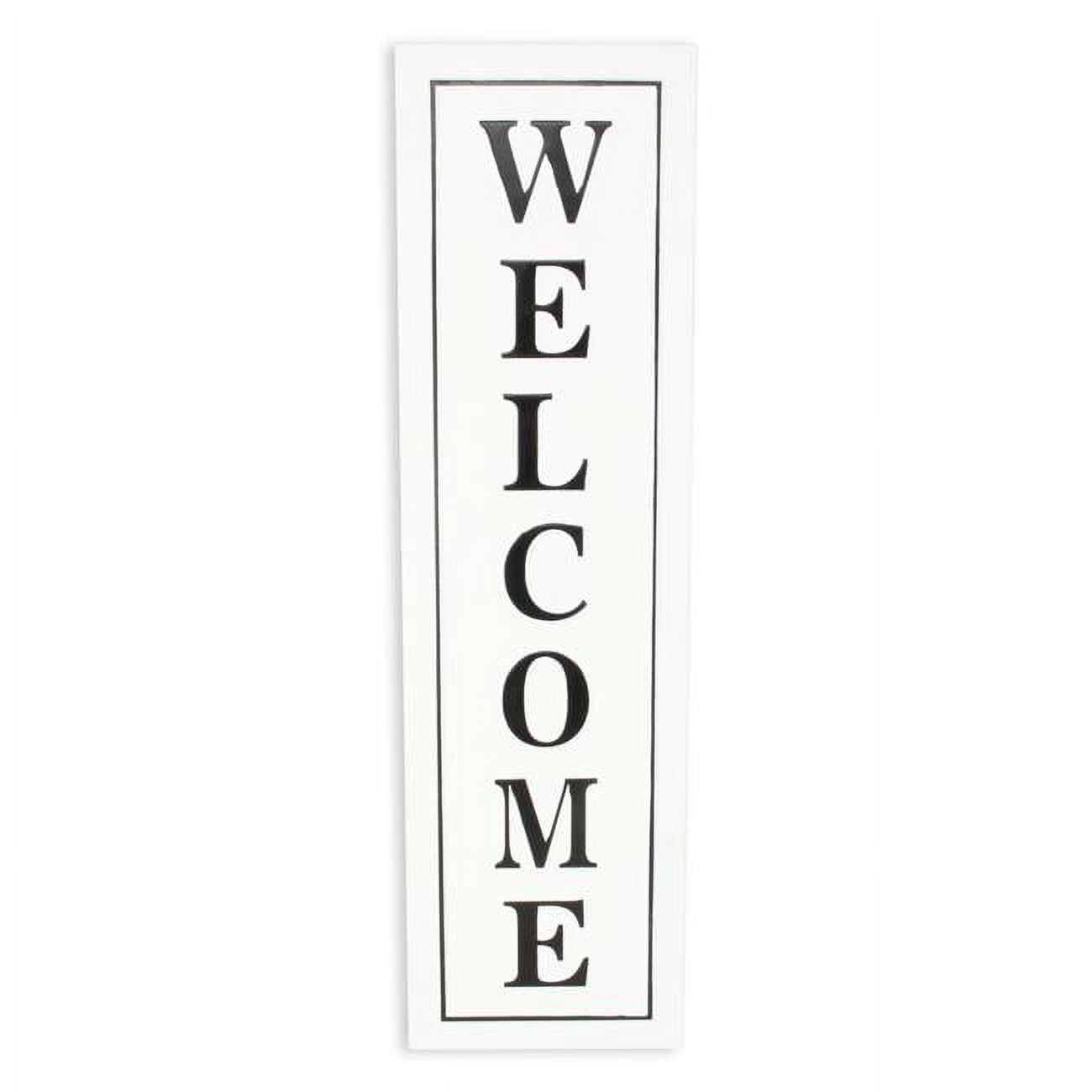 Picture of Cheungs 5750VT-WT Callo Vertical Welcome Sign&#44; White
