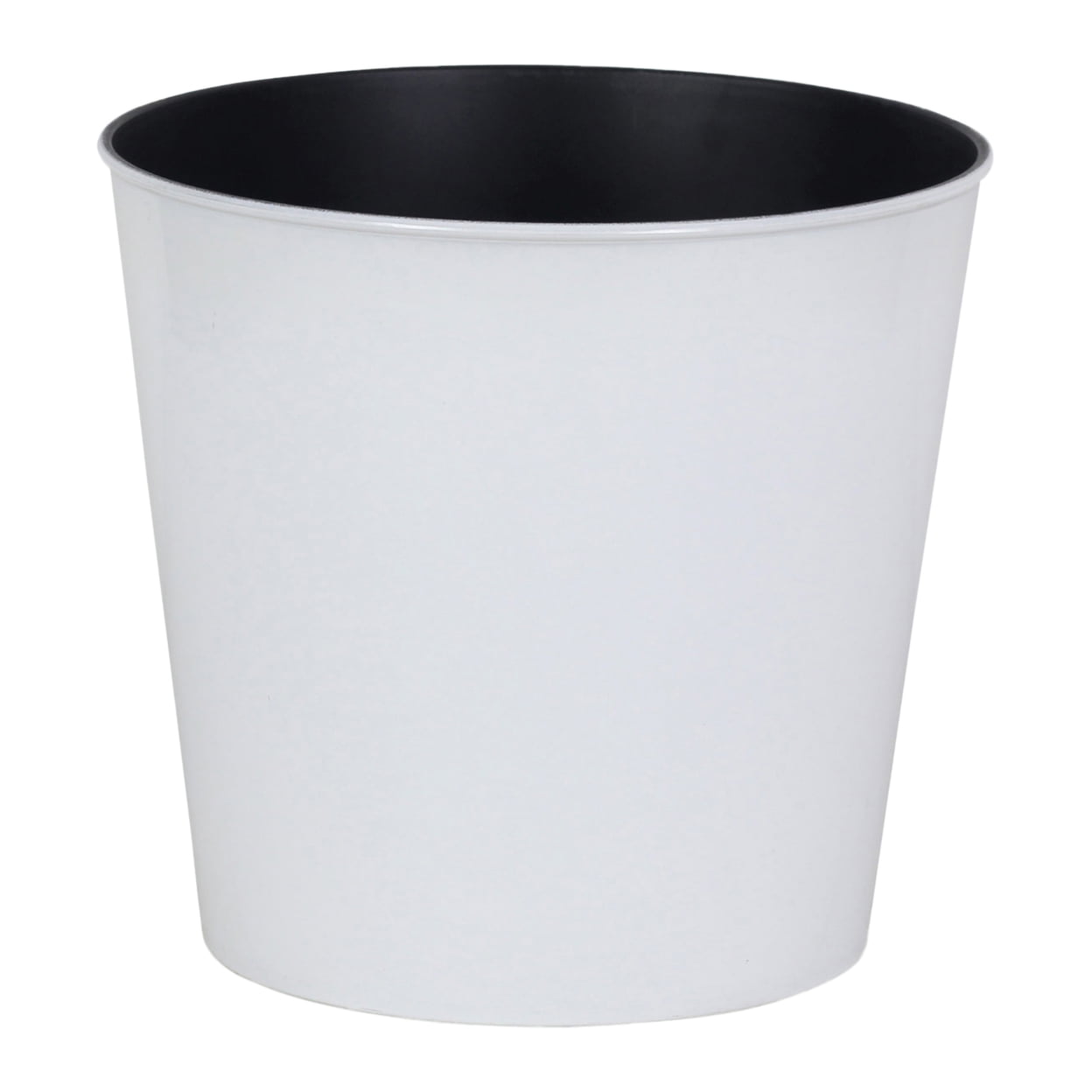PP-100WT 10.5 in. Round Tapered Recycled Plastic Planter, White