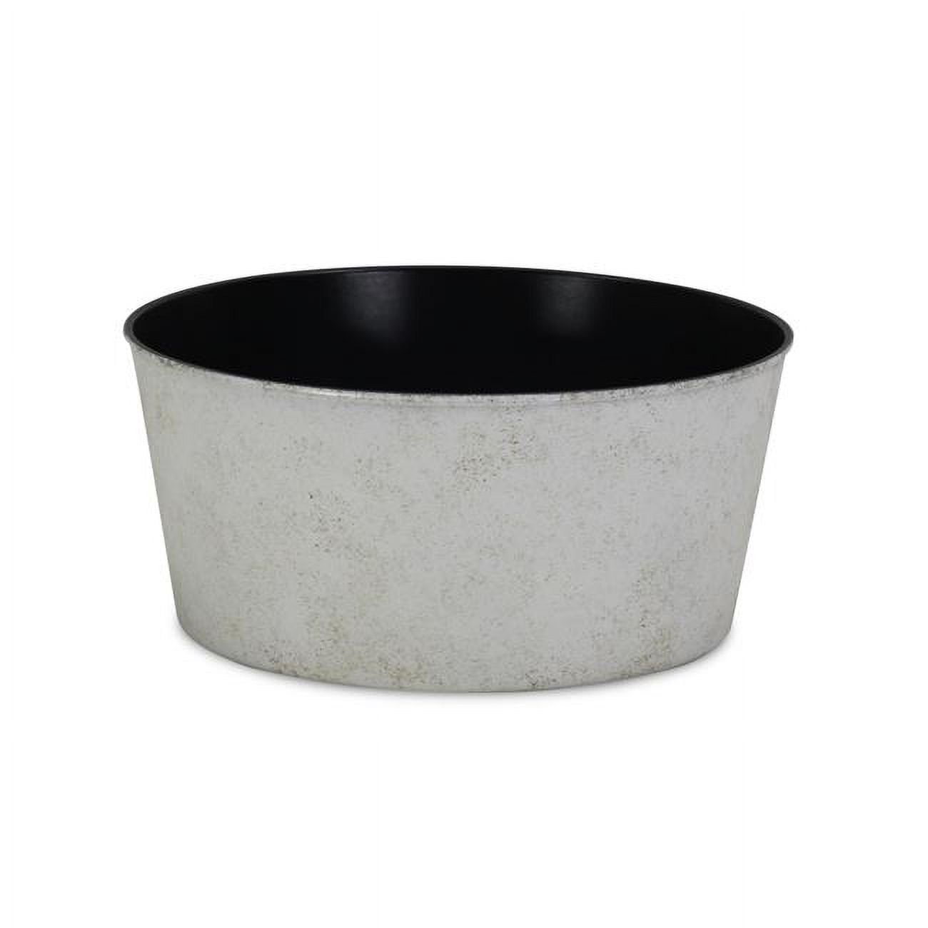 11.5 in. Round Planter with A Tapered Body - Cream