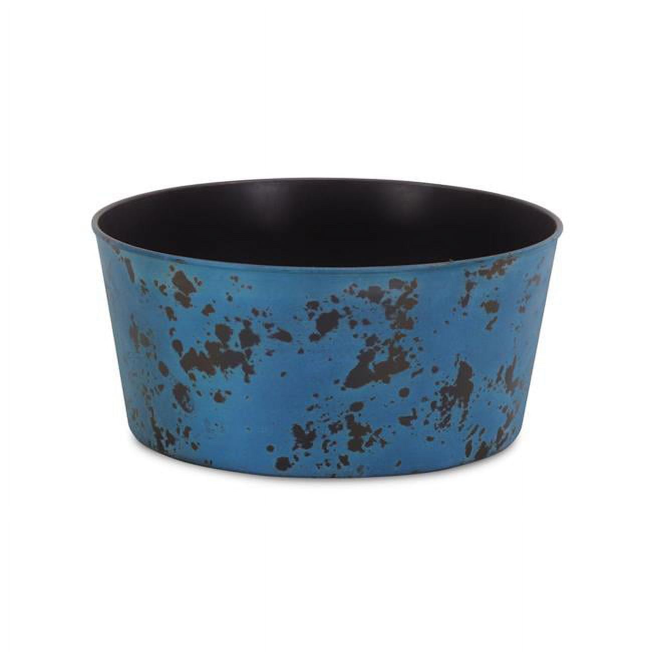 PP-114RB 11.5 in. Round Planter with A Tapered Body - Rustic Blue