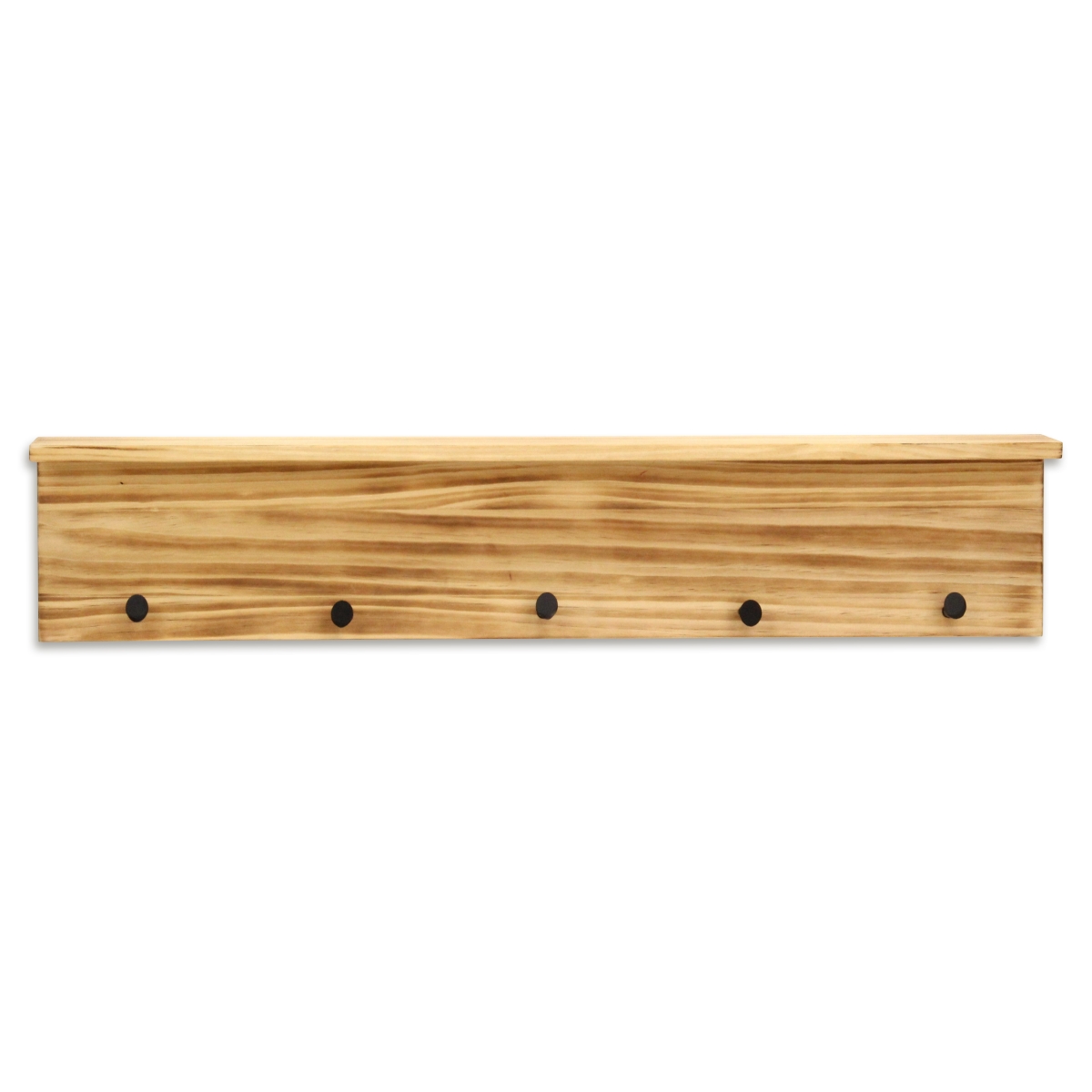 Picture of Cheungs 6094 Aldervale Wood & Metal 5 Hook Hanger & Shelf