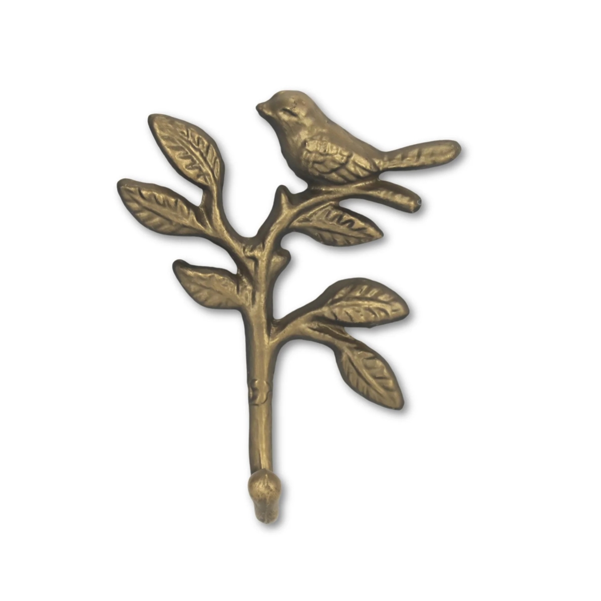 Picture of Cheungs 6120GD Mythra Perched Swallow Cast Iron Wall Hook - Golden