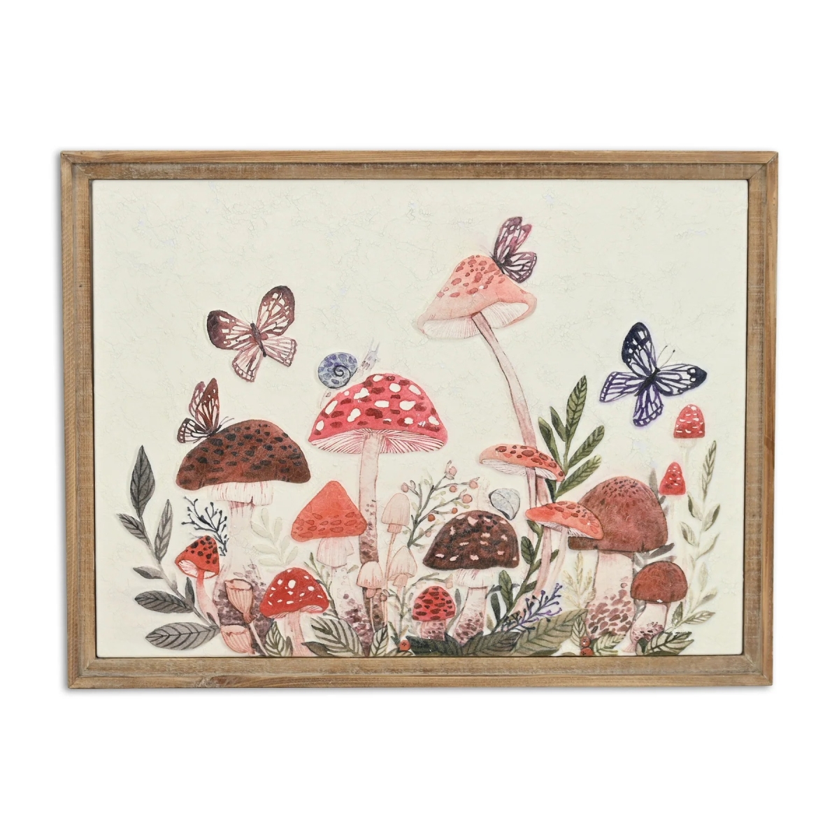 Picture of Cheungs 6133 Hareton Colorful Forest Mushroom Metal Wall Art