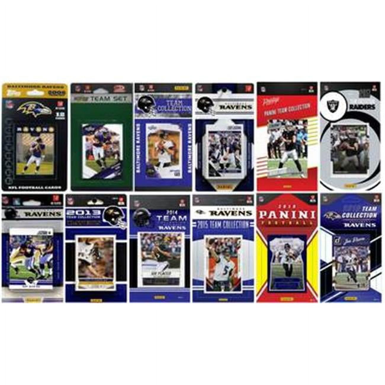 Picture of C & I Collectables RAVENS1217TS NFL Baltimore Ravens 12 Different Licensed Trading Card Team Sets