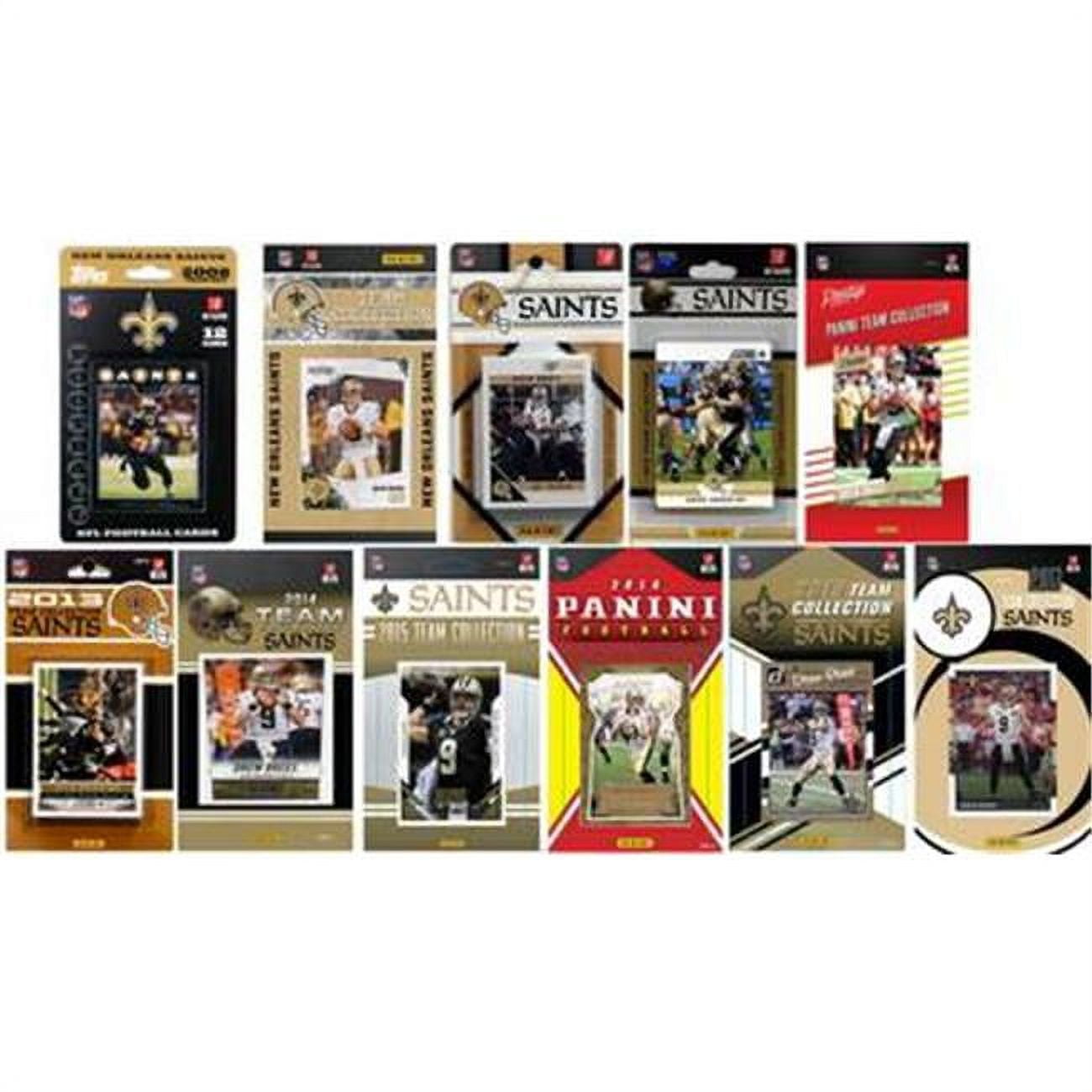 Picture of C & I Collectables SAINTS1117TS NFL New Orleans Saints 11 Different Licensed Trading Card Team Sets