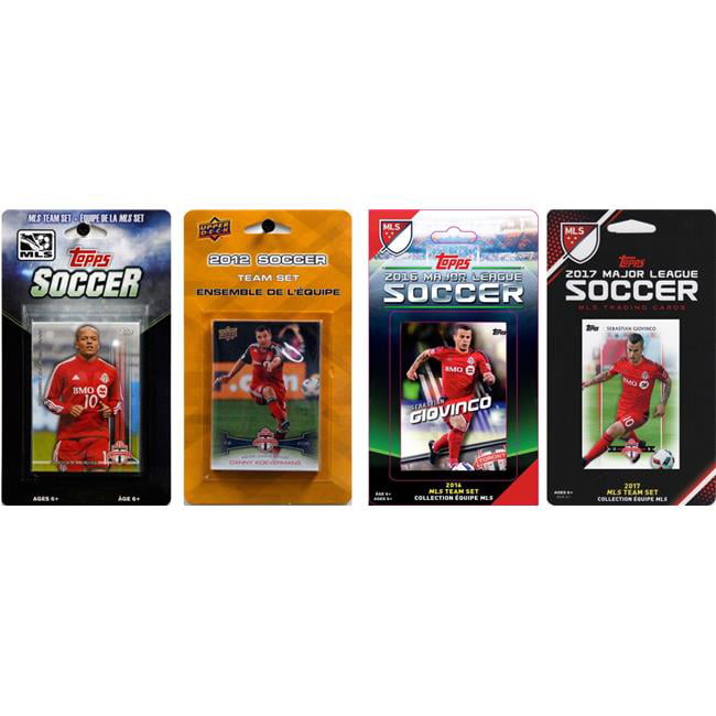 Picture of C & I Collectables TORFC417TS MLS Toronto FC 4 Different Licensed Trading Card Team Sets
