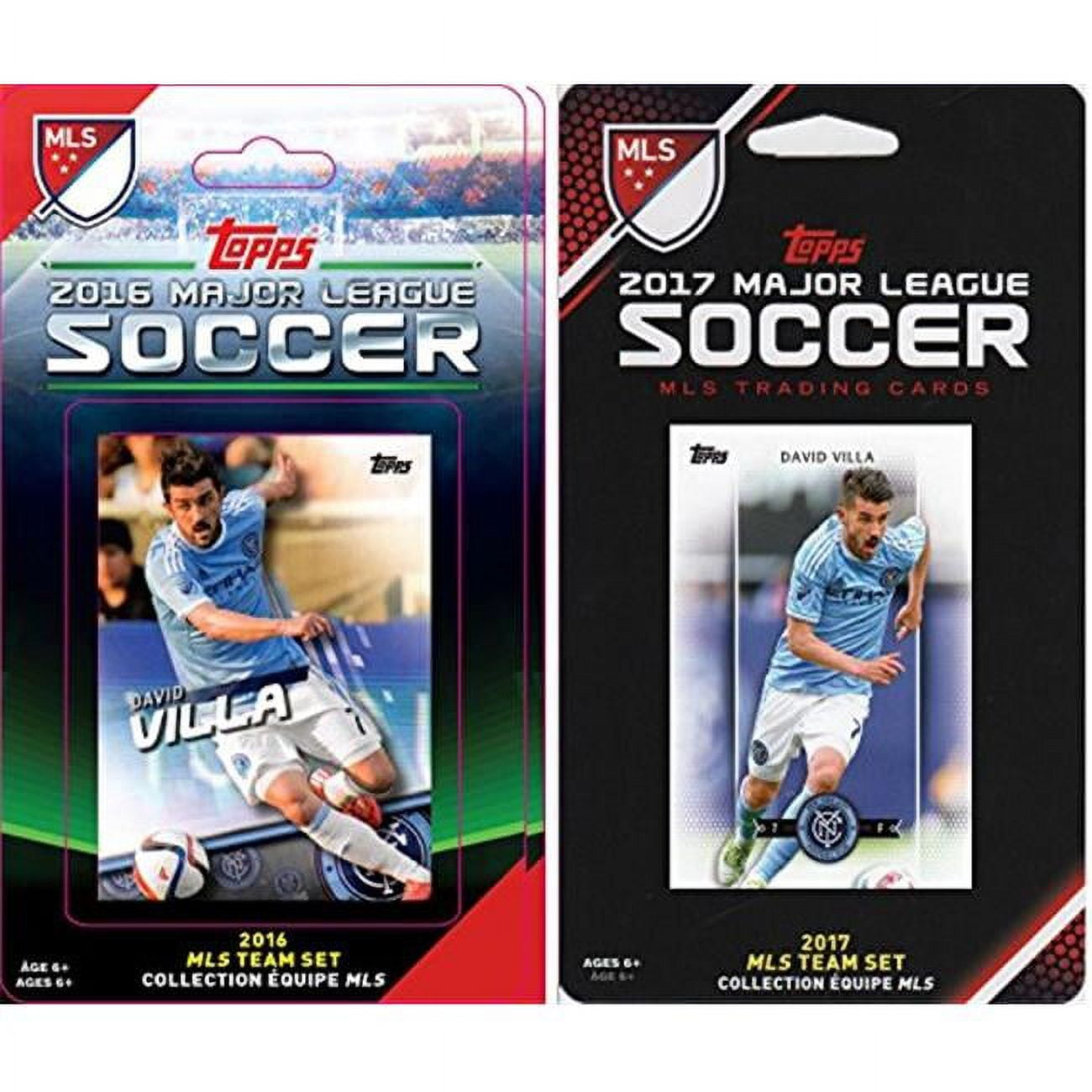 Picture of C & I Collectables NYCFC217TS MLS New York City FC 2 Different Licensed Trading Card Team Sets