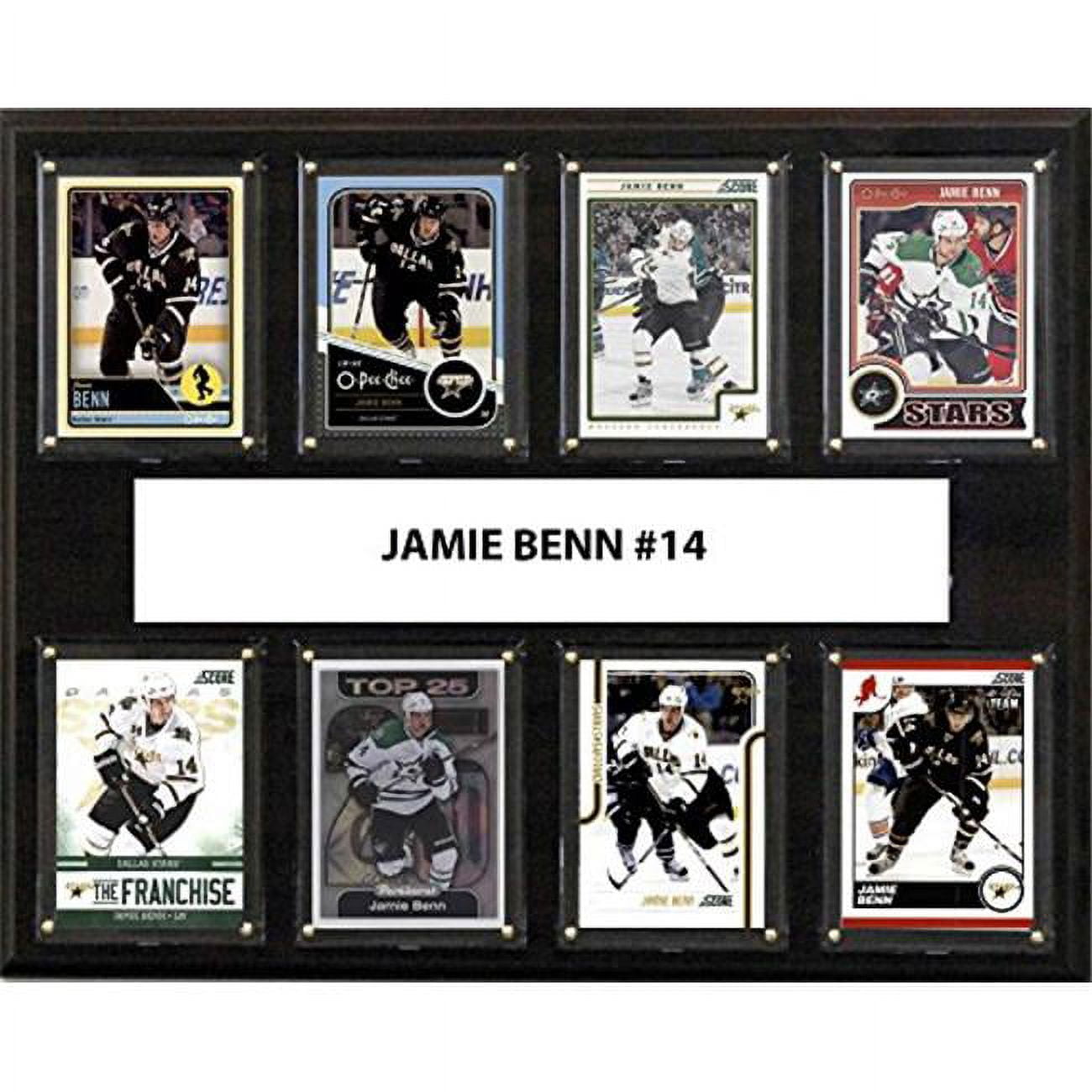 Picture of C & I Collectables 1215BENN8C 12 x 15 in. Jamie Benn NHL Minnesota Wild 8 Card Plaque