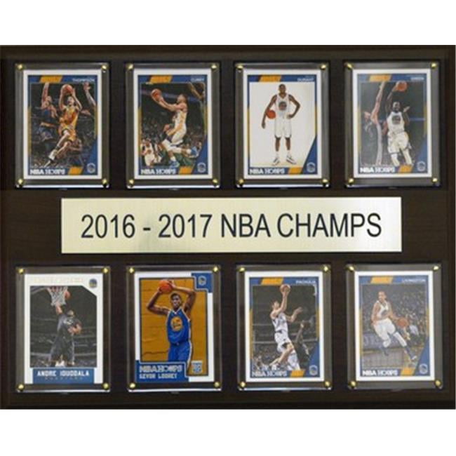 Picture of C & I Collectables 1215NBA178C 12 x 15 in. NBA Golden State Warriors 2016-2017 NBA Champions 8 Card Plaque