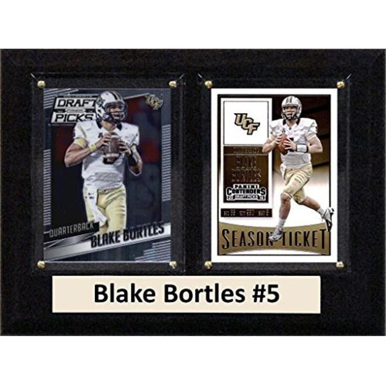 Picture of C & I Collectables 68BORTLESCO 6 x 8 in. Blake Bortles NCAA UCF Knights Two Card Plaque