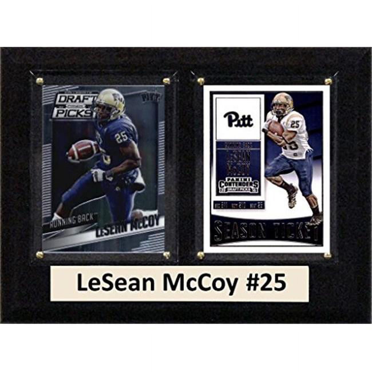 Picture of C & I Collectables 68LMCCOYCO 6 x 8 in. LeSean McCoy NCAA Pittsburgh Panthers Two Card Plaque