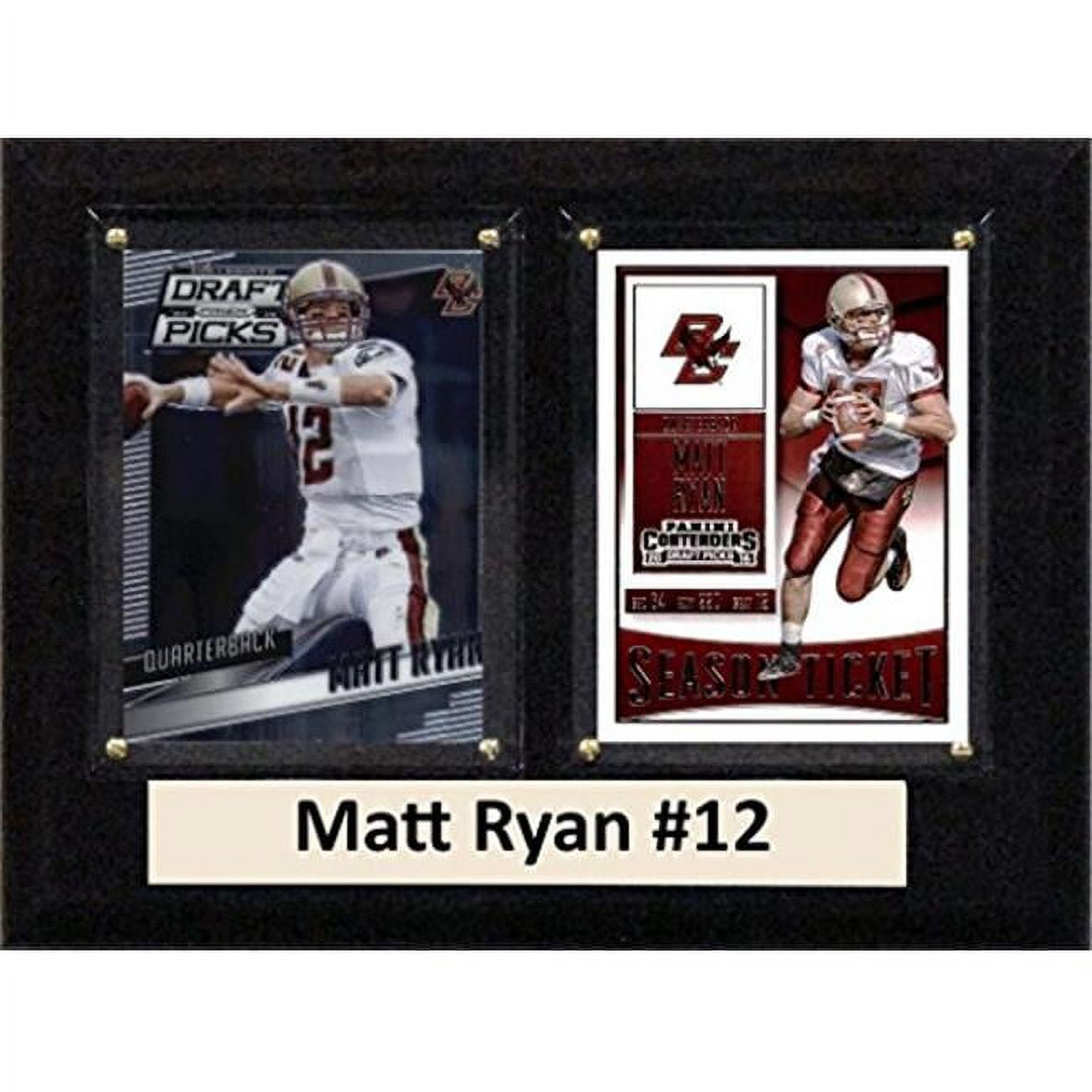 Picture of C & I Collectables 68MRYANCO 6 x 8 in. Matt Ryan NCAA Boston College Eagles Two Card Plaque