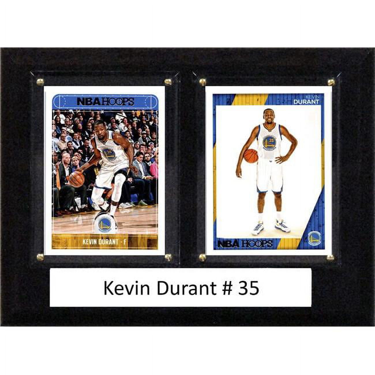 Picture of C & I Collectables 68DURANT2C NBA Kevin Durant Golden State Warriors Two Card Plaque - 6 x 8 in.