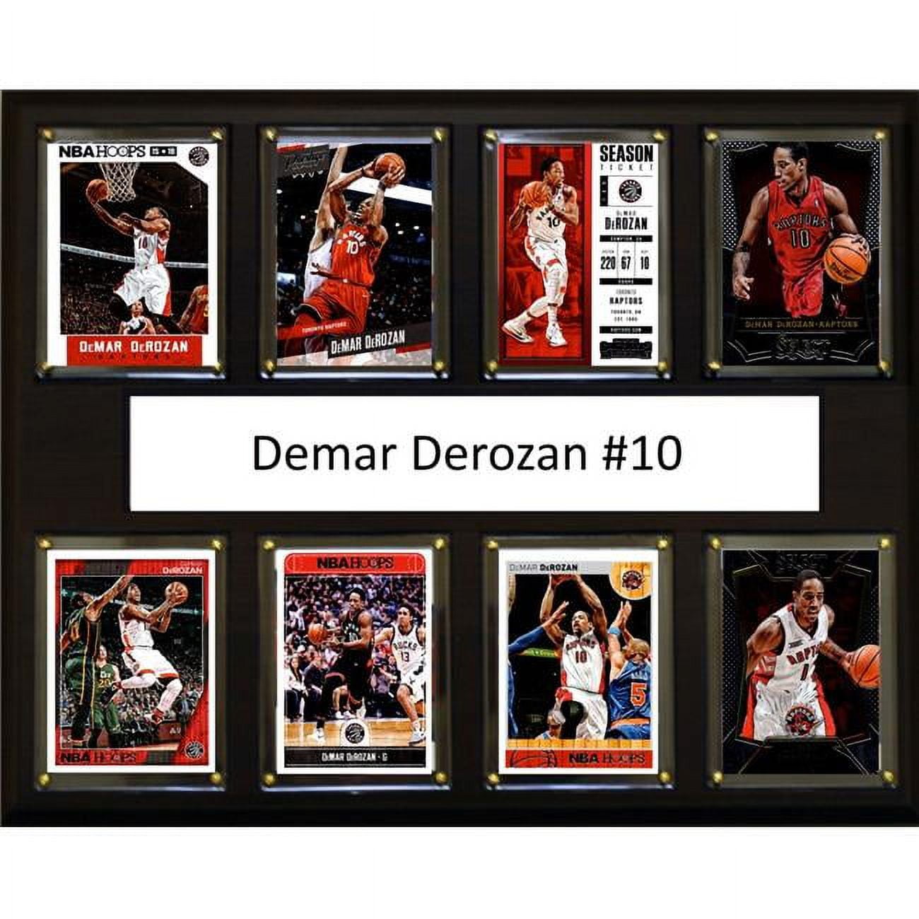 Picture of C&I Collectables 1215DEROZAN8C NBA 12 x 15 in. Demar Derozan Toronto Raptors 8-Card Plaque