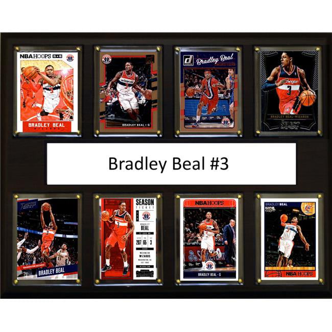 Picture of C&I Collectables 1215BEAL8C NBA 12 x 15 in. Bradley Beal Washington Wizards 8-Card Plaque