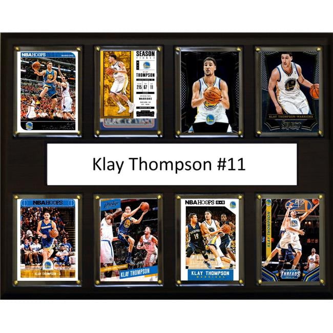 Picture of C&I Collectables 1215THOMPSON8C NBA 12 x 15 in. Klay Thompson Golden State Warriors 8-Card Plaque
