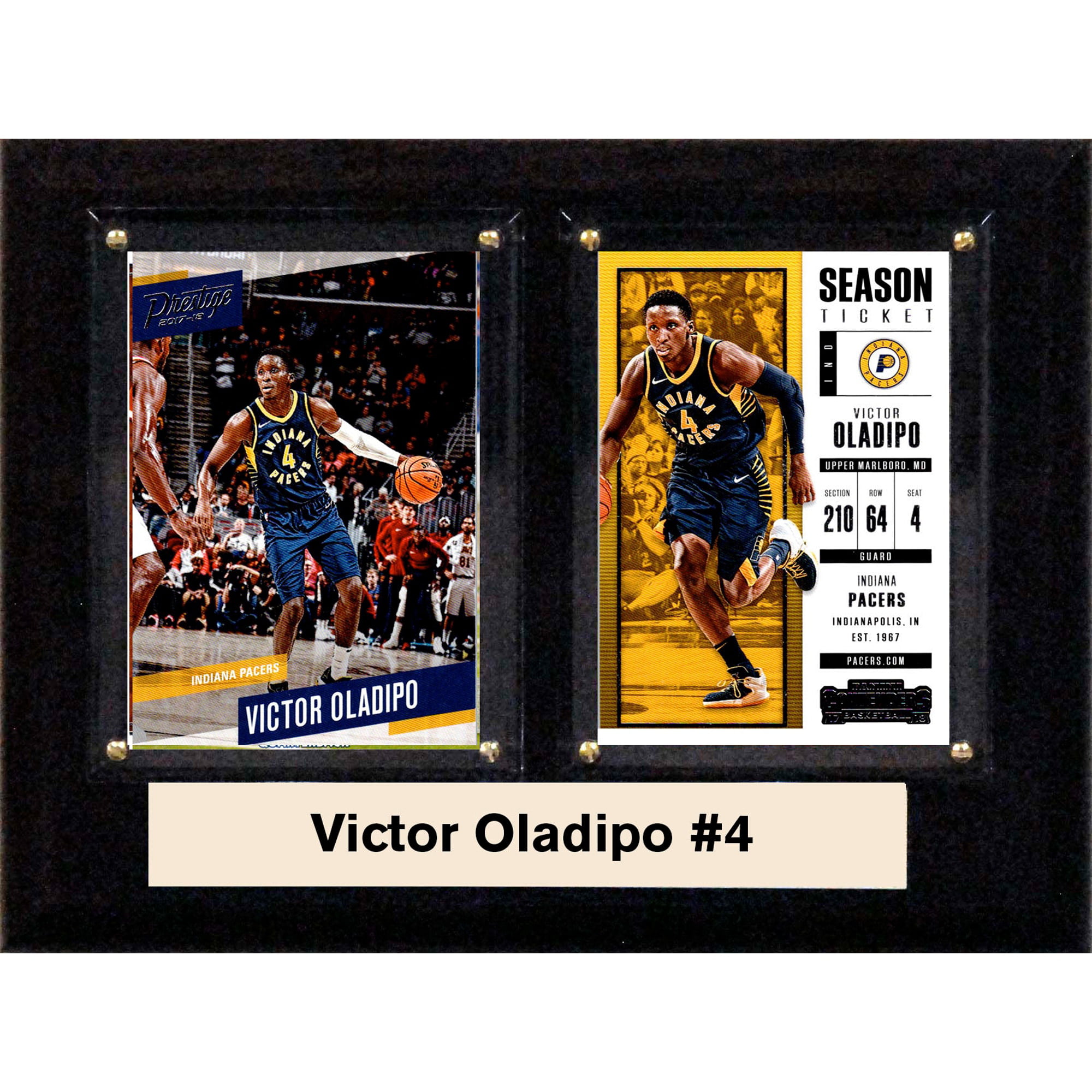 Picture of C&I Collectables 68OLADIPO NBA 6 x 8 in. Victor Oladipo Indiana Pacers Two Card Plaque