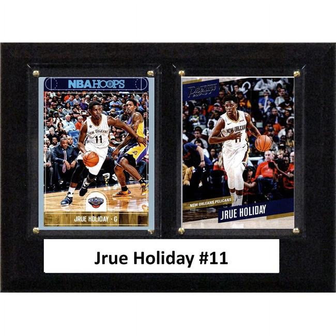 Picture of C&I Collectables 68HOLIDAY NBA 6 x 8 in. Jrue Holiday New Orleans Pelicans Two Card Plaque
