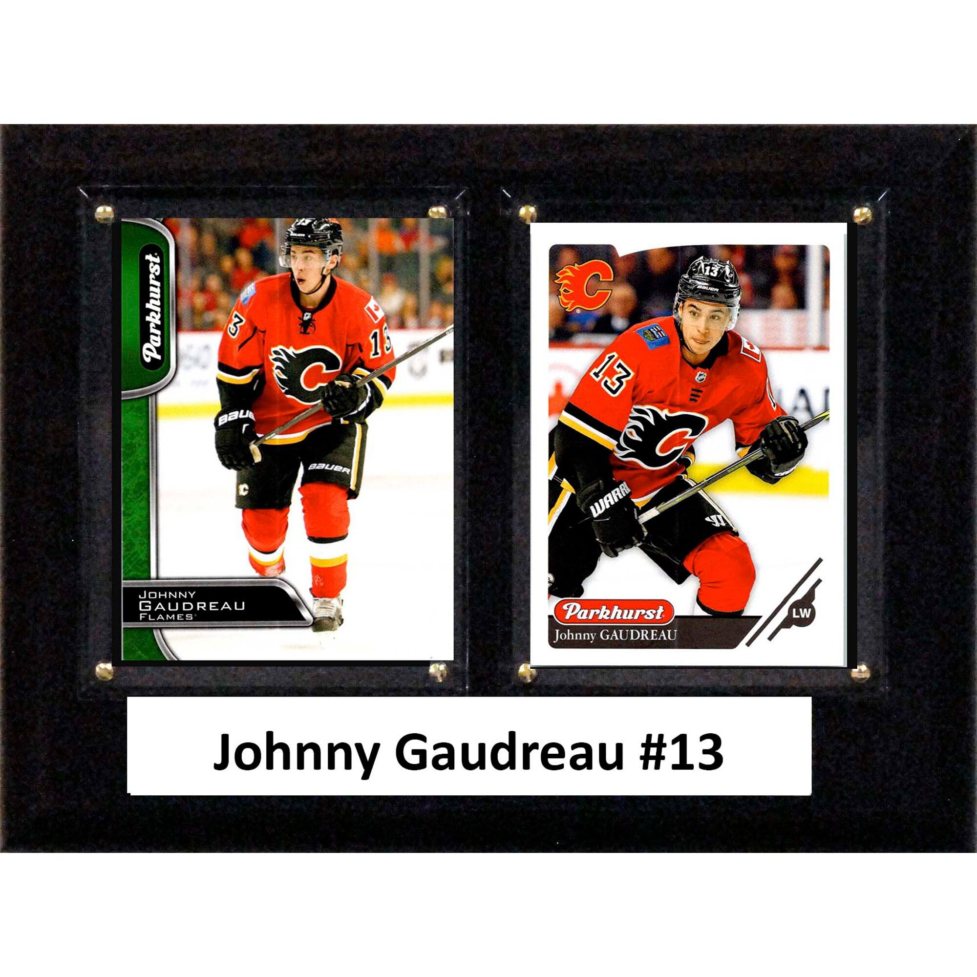 Picture of C&I Collectables 68GAUDREAU NHL 6 x 8 in. Johnny Gaudreau Calgary Flames Two Card Plaque