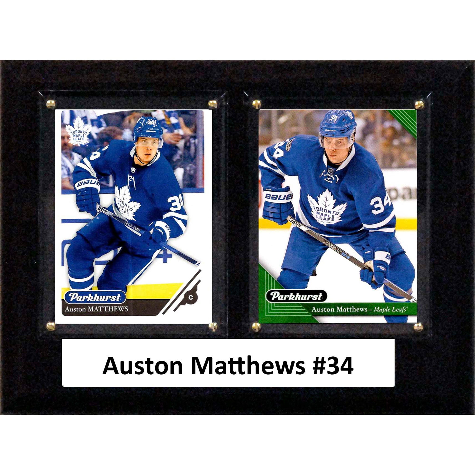 Picture of C&I Collectables 68AUSMATTHEWS NHL 6 x 8 in.Auston Matthews Toronto Maple Leafs Two Card Plaque
