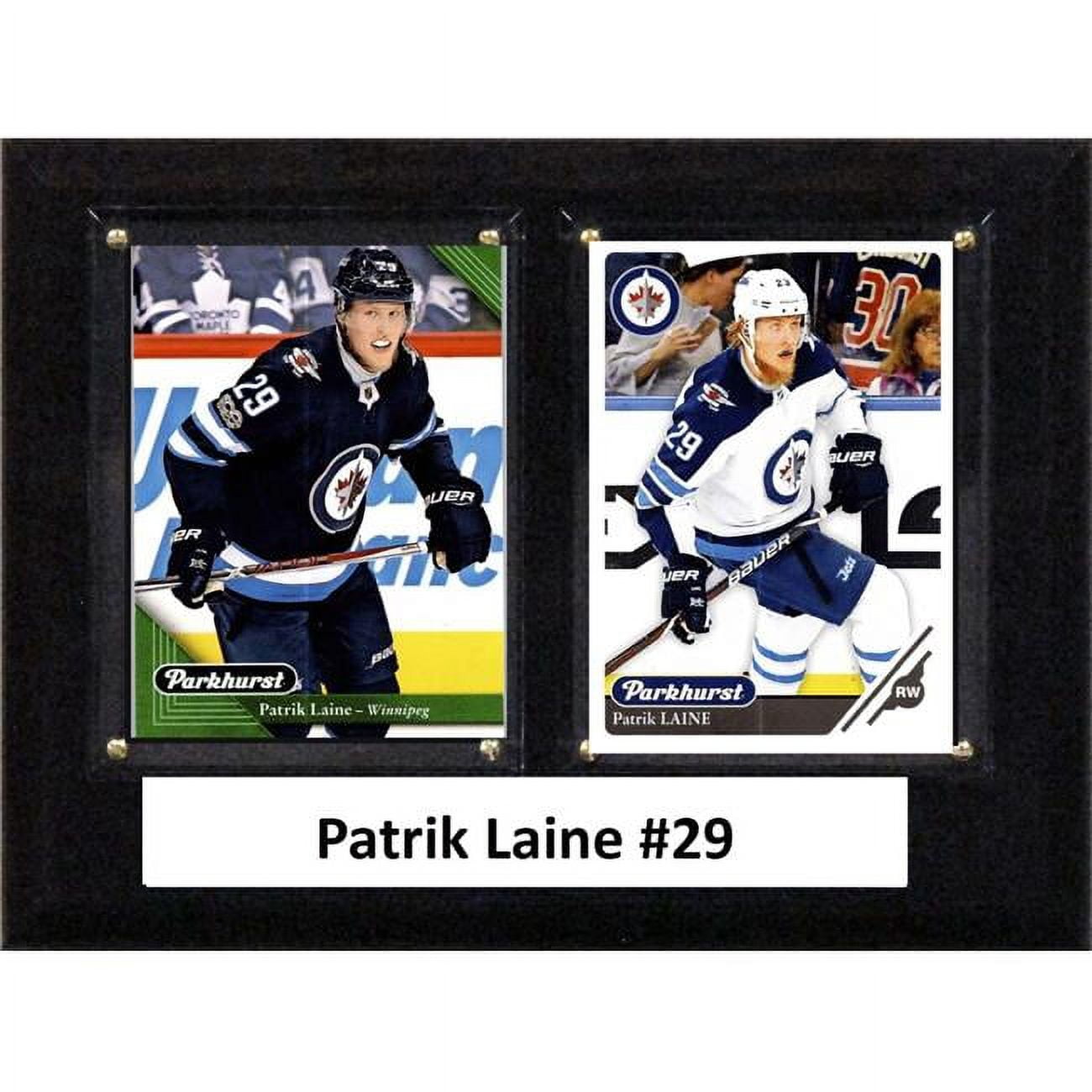 Picture of C&I Collectables 68LAINE NHL 6 x 8 in. Patrik Laine Winnipeg Jets Two Card Plaque