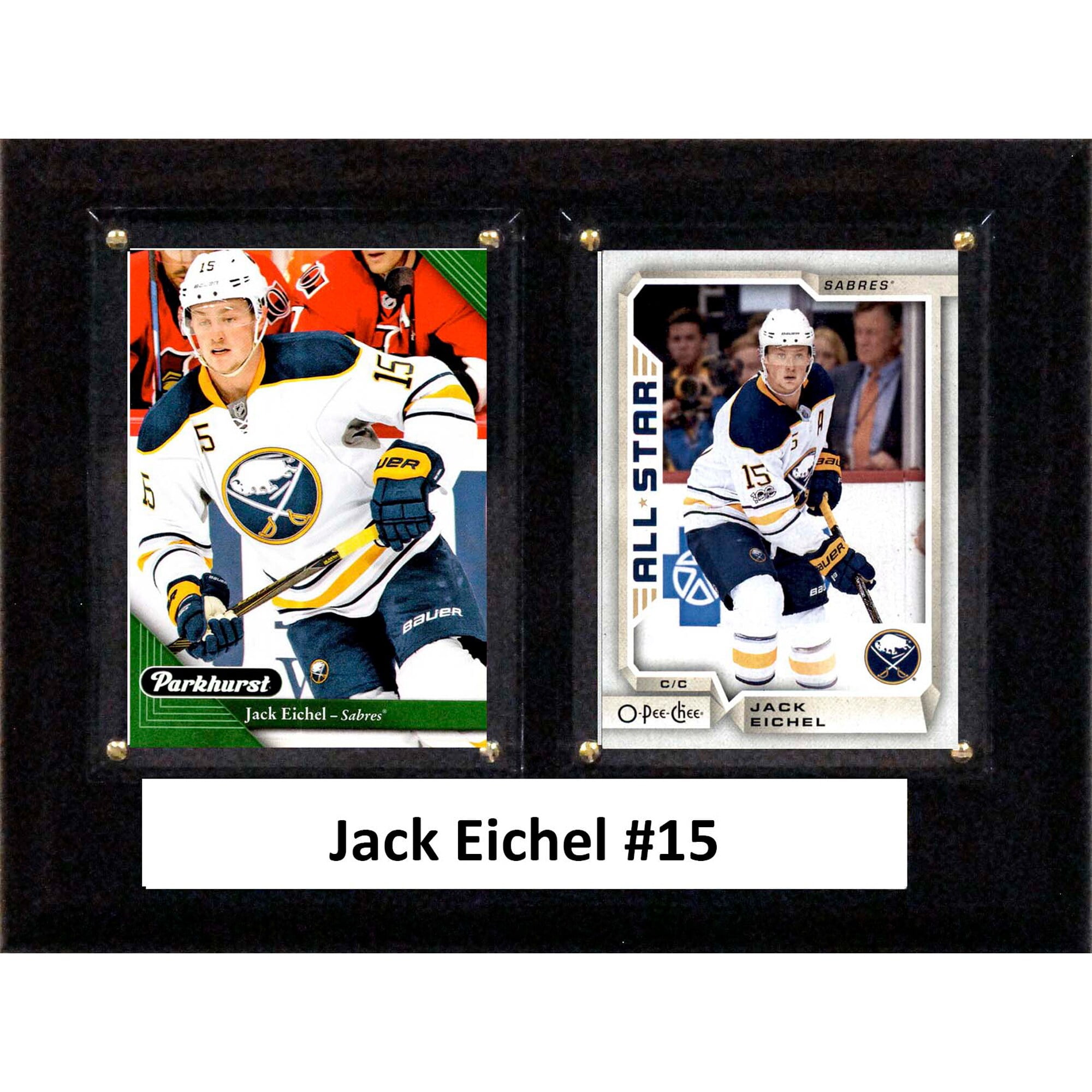 Picture of C&I Collectables 68EICHEL NHL 6 x 8 in. Jack Eichel Buffalo Sabres Two Card Plaque