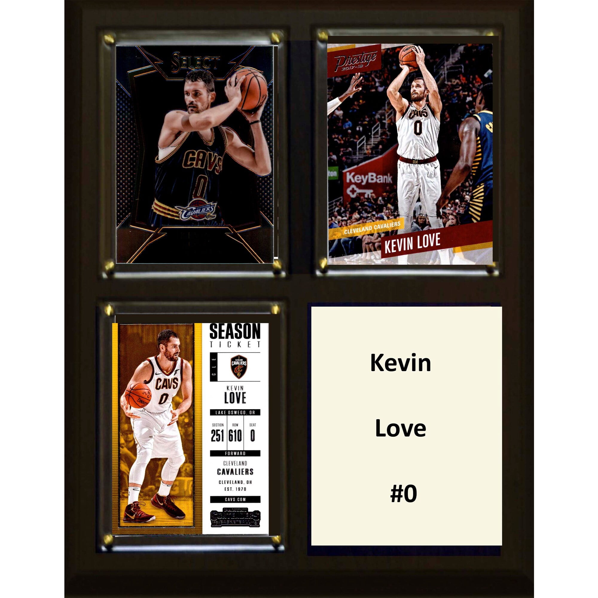Picture of C&I Collectables 810LOVE NBA 6 x 8 in. Kevin Love Cleveland Cavaliers Two Card Plaque